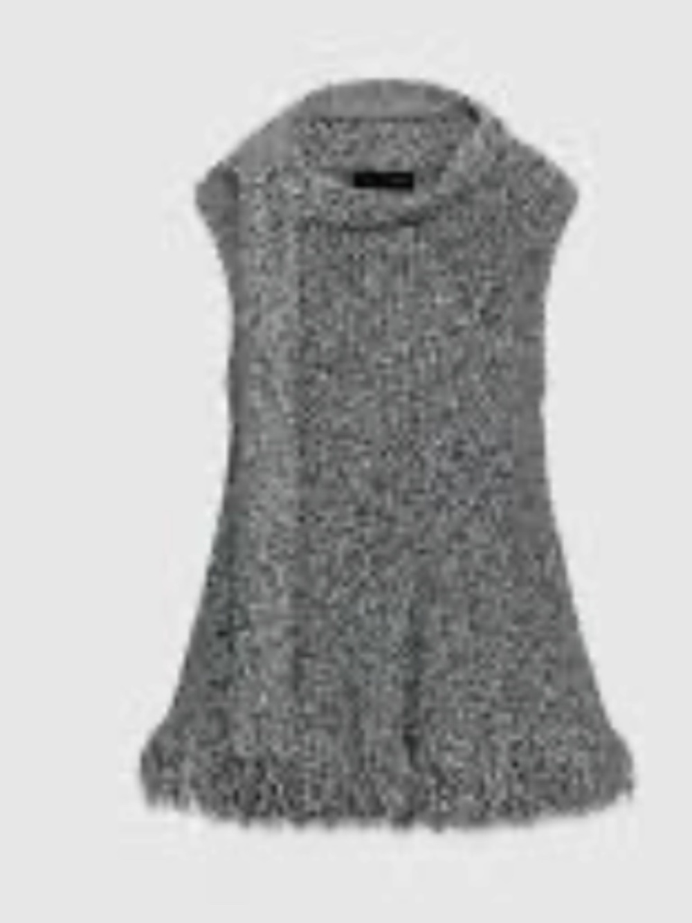 Zara Black Knit Top with Attached Scarf. Size M. NWT